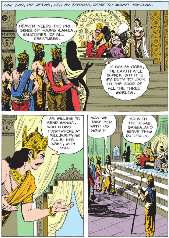 Amar Chitra Katha - Ganga - The Divine Beauty - Epics and Mythology