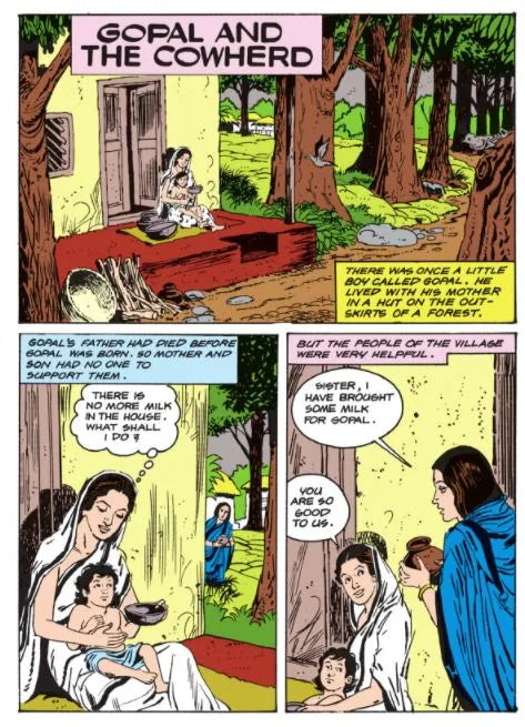 Amar Chitra Katha - Gopal the Cowherd - A Delightful Bengali Folktale