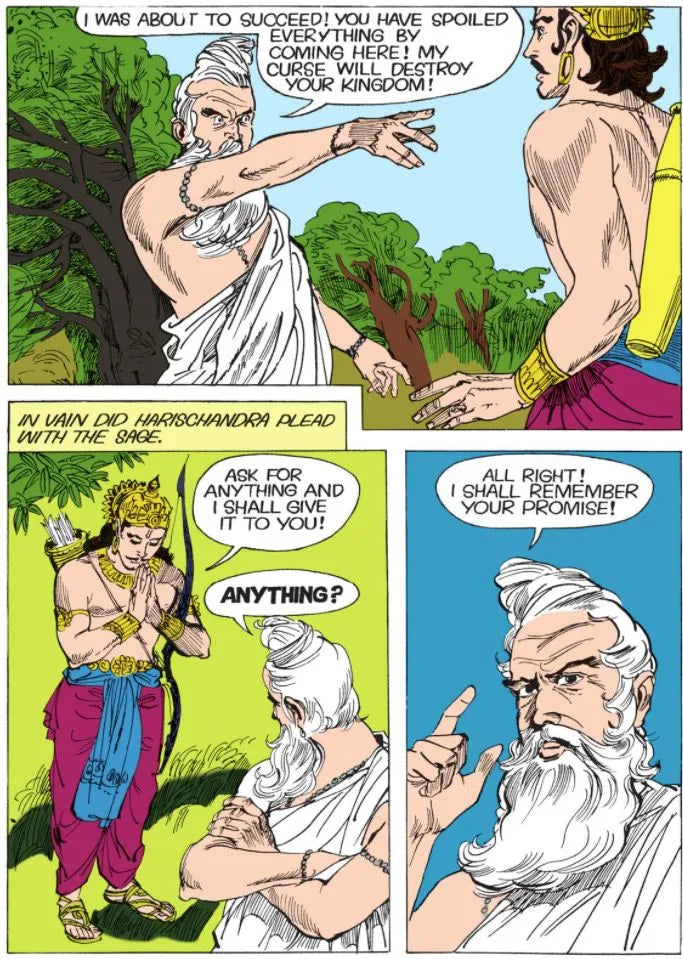 Amar Chitra Katha - Harischandra - The King who Chose Rags over Riches