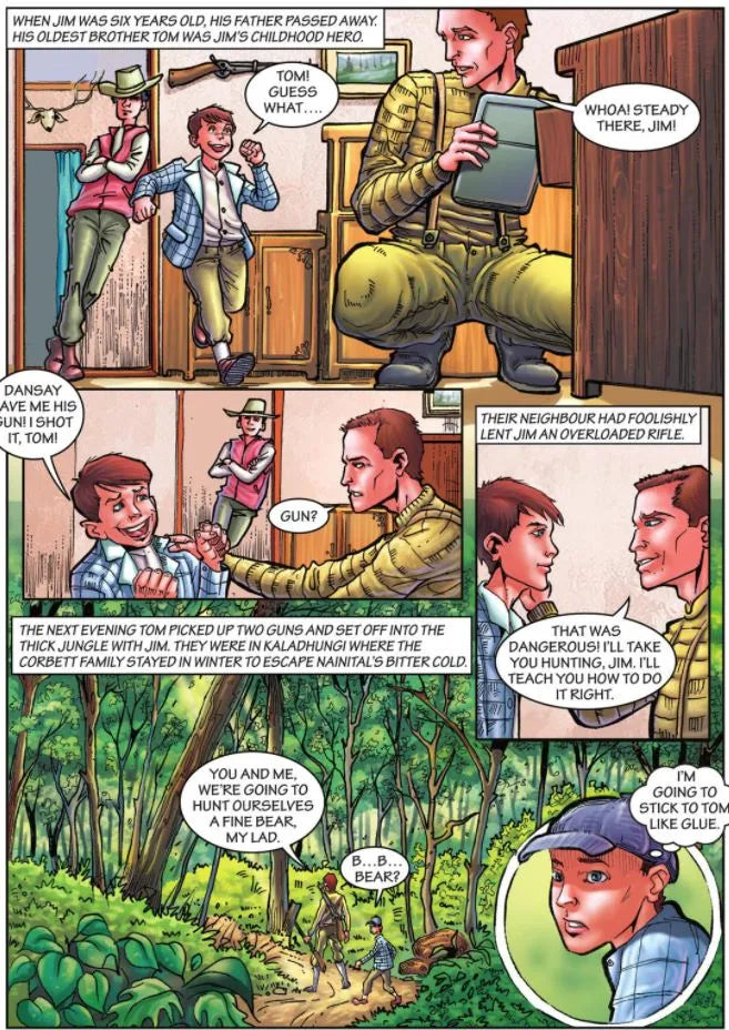 Amar Chitra Katha - Jim Corbett - Friend of the Wild