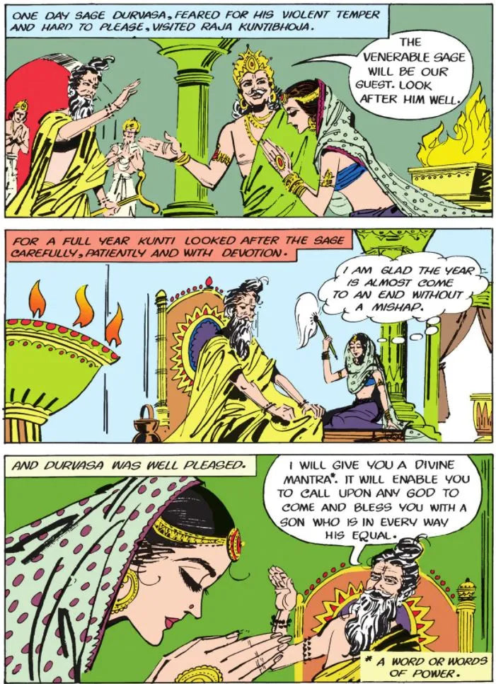 Amar Chitra Katha - Karna - Brave, Generous, ILL Fated Prince