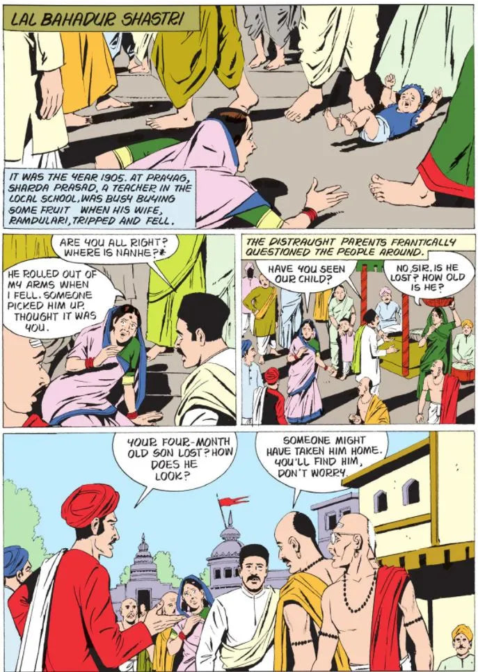 Amar Chitra Katha - Lal Bahadur Shastri - The Gentle Warrior