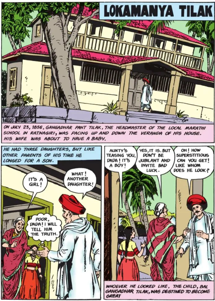 Amar Chitra Katha - Lokamanya Tilak - Firebrand Nationalist