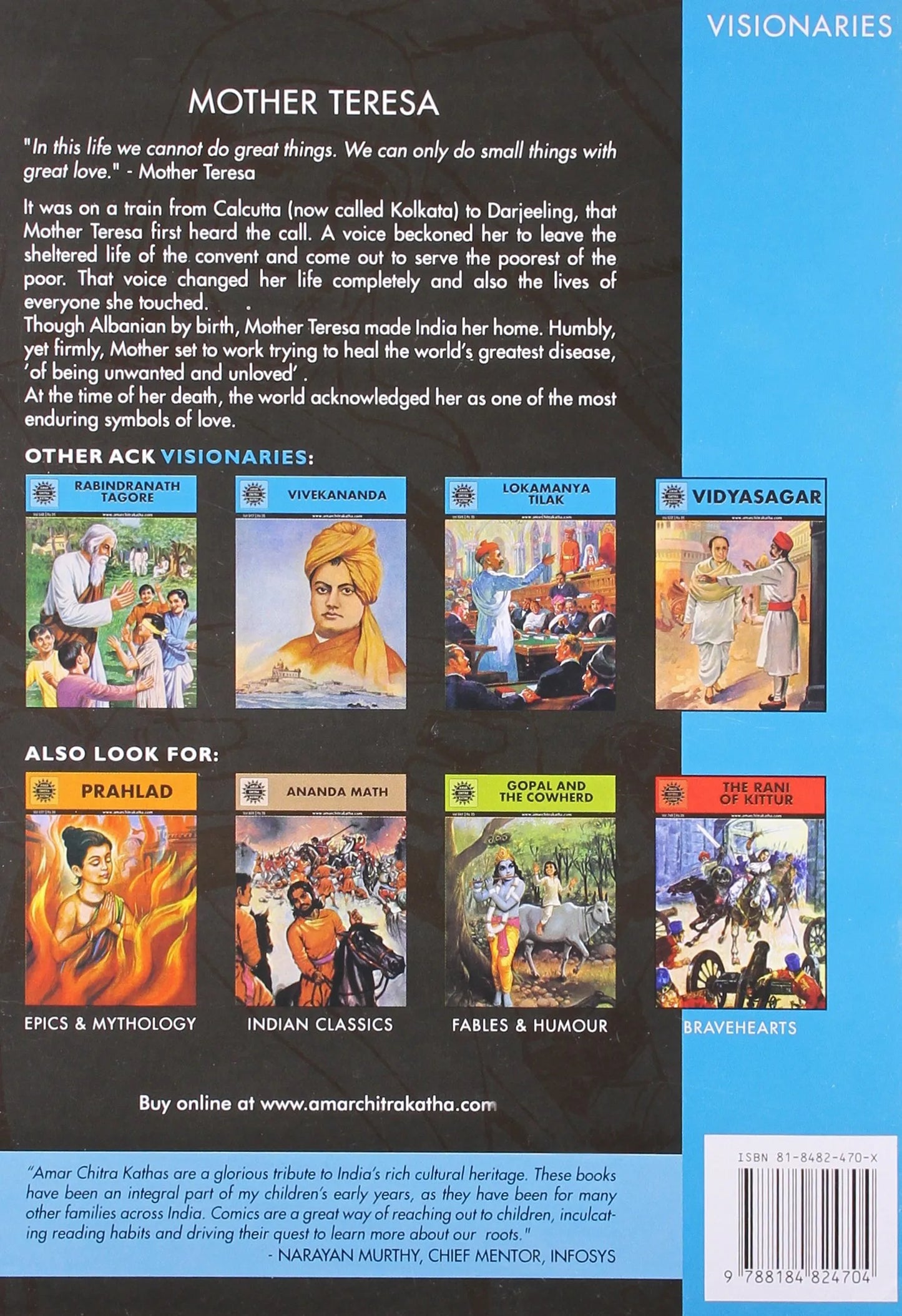 Amar Chitra Katha - Mother Teresa - Little Acts of Love