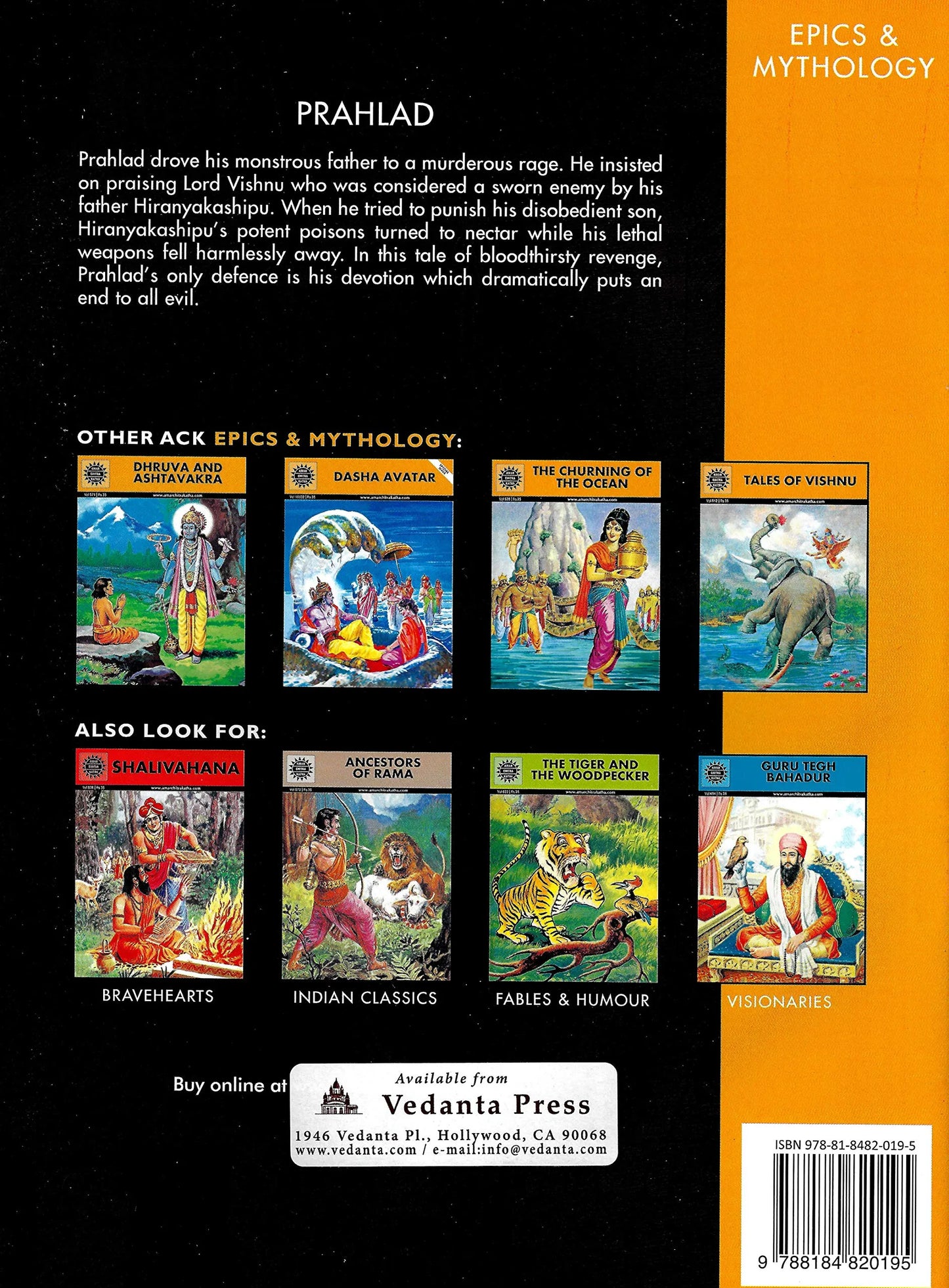 Amar Chitra Katha - Prahlad - A Tale of Devotion from the Bhagawat Purana
