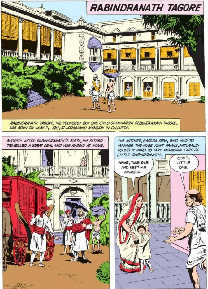 Amar Chitra Katha - Rabindranath Tagore - India's Gentle Torch Bearer
