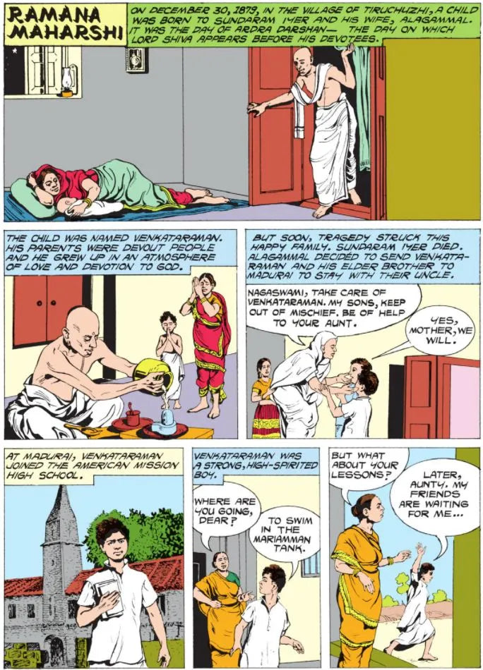 Amar Chitra Katha - Ramana Maharshi - The Gentle Saint of Tiruvannamali