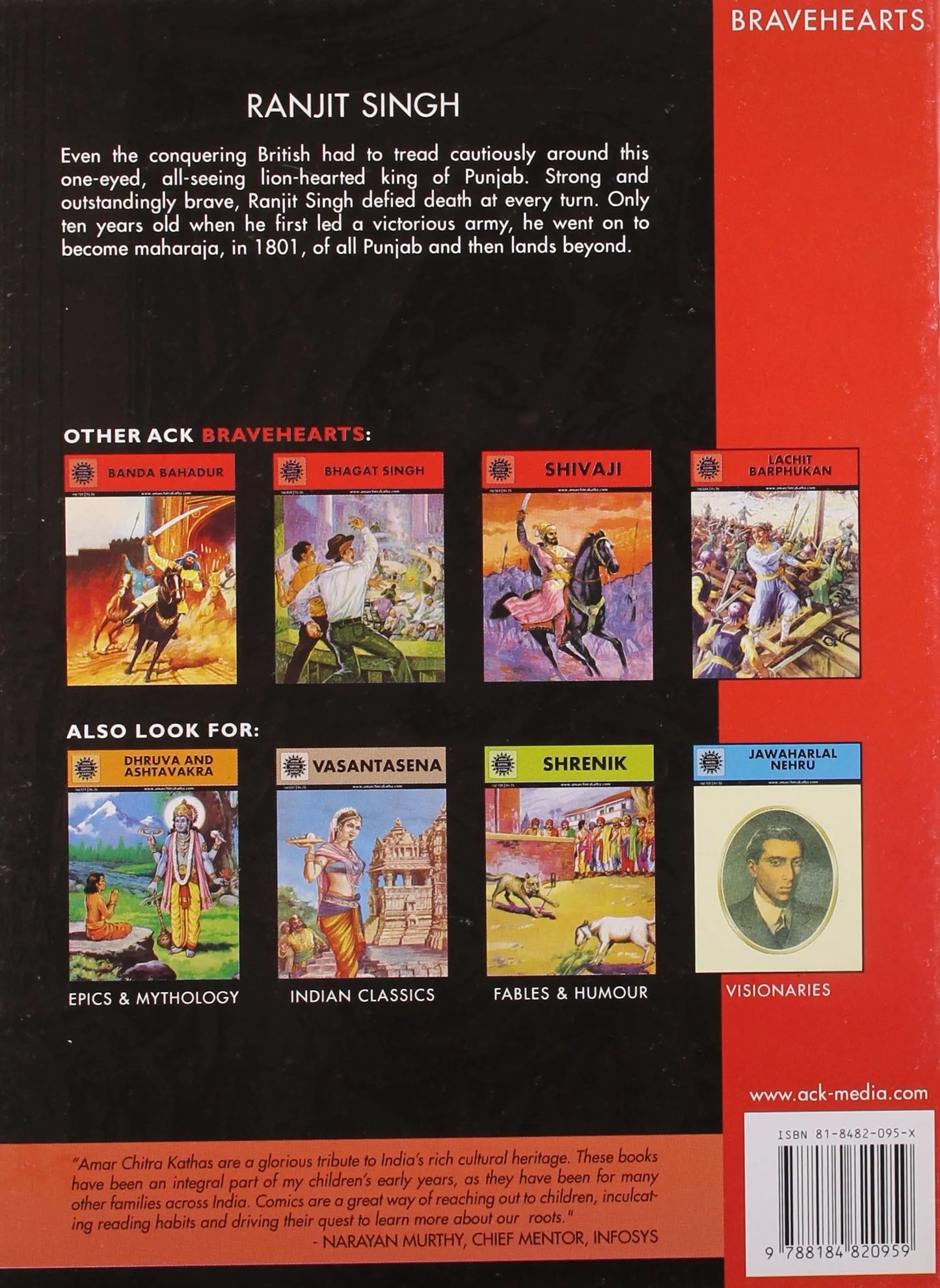 Amar Chitra Katha - Ranjit Singh - The Lion of Punjab