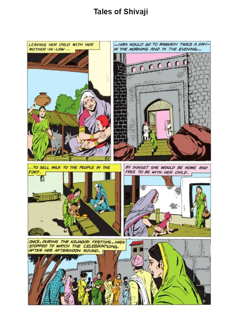Amar Chitra Katha - Tales Of Shivaji - The Legendary Matatha Warrior King