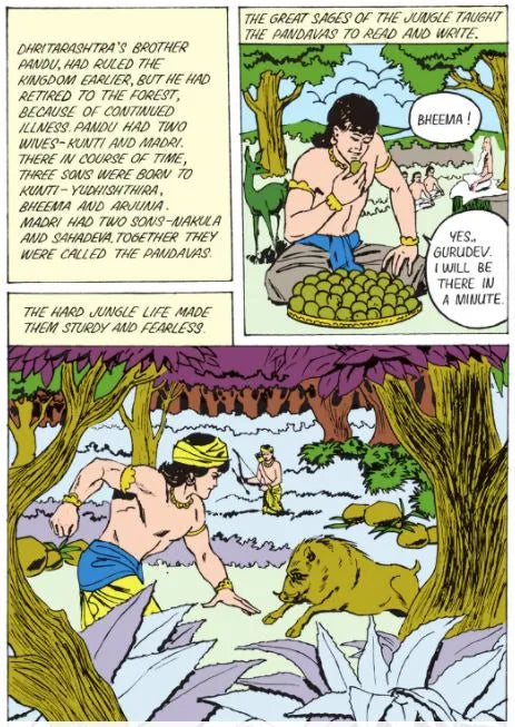 Amar Chitra Katha - The Pandava Princes - Pandu's Brave Sons