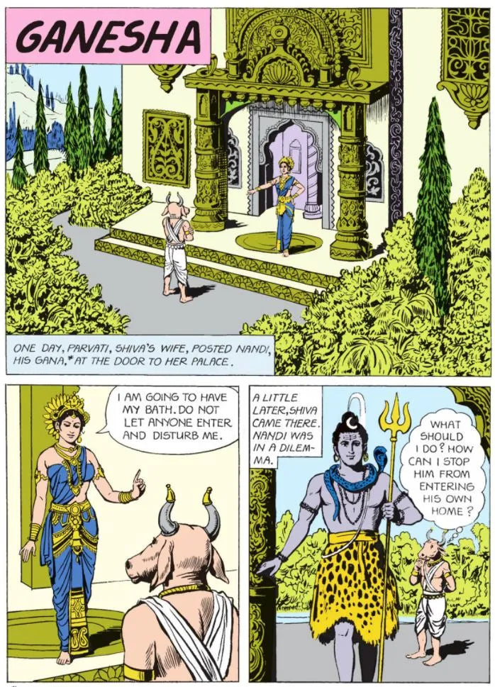 Amar Chitra katha - Ganesha - the remover of all obstacles - Epics and Mythology