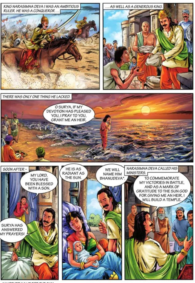 Amar Chitra katha - Konark - Temple Of The Sun
