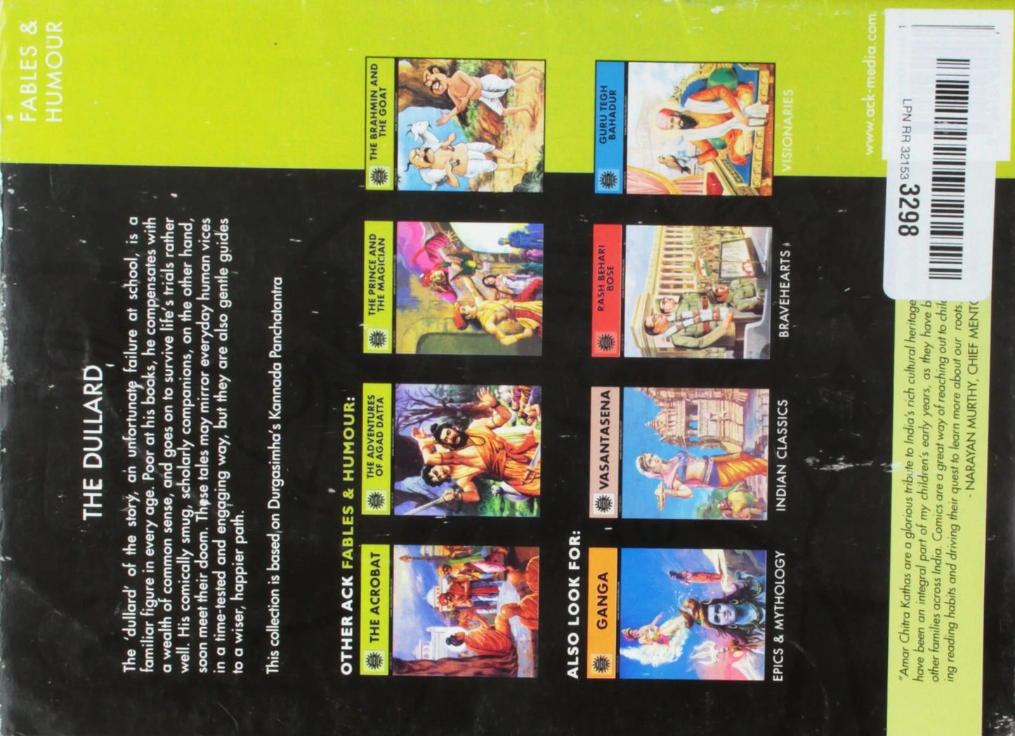 Amar Chitra Katha - The Dullard - Tales from the Panchatantra