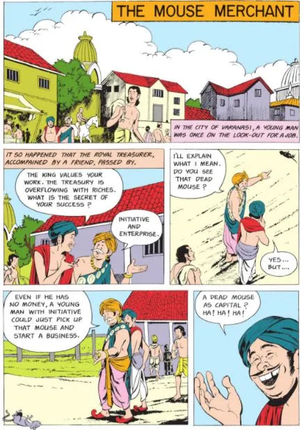 Amar Chitra katha - The Mouse Merchant - Jataka Tales