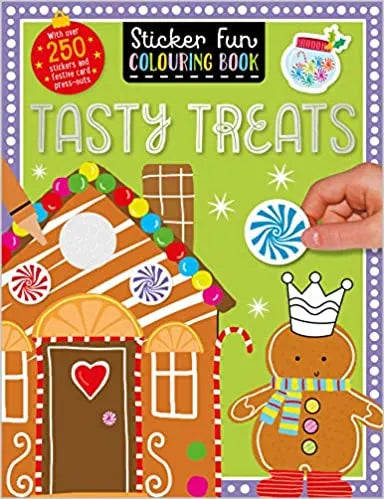 Sticker Scenes Colouring Book Tasty Treats