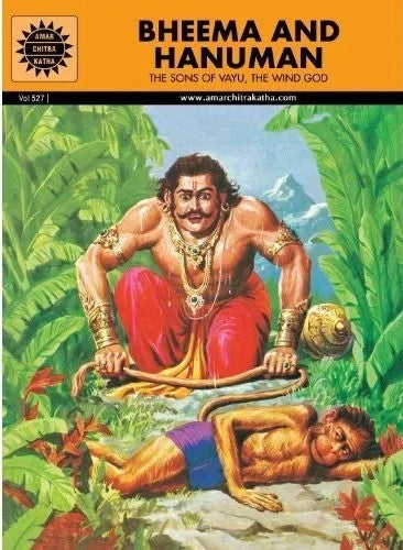 Amar Chitra Katha - Bheema And Hanuman - The Son of Vayu, The Wind God