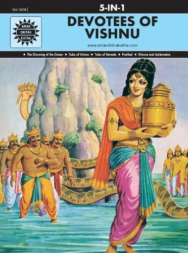 Amar Chitra Katha - Devotees of Vishnu 5 in 1