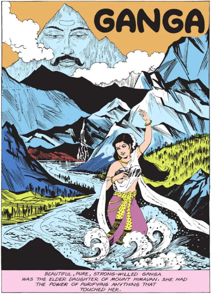 Amar Chitra Katha - Ganga - The Divine Beauty - Epics and Mythology