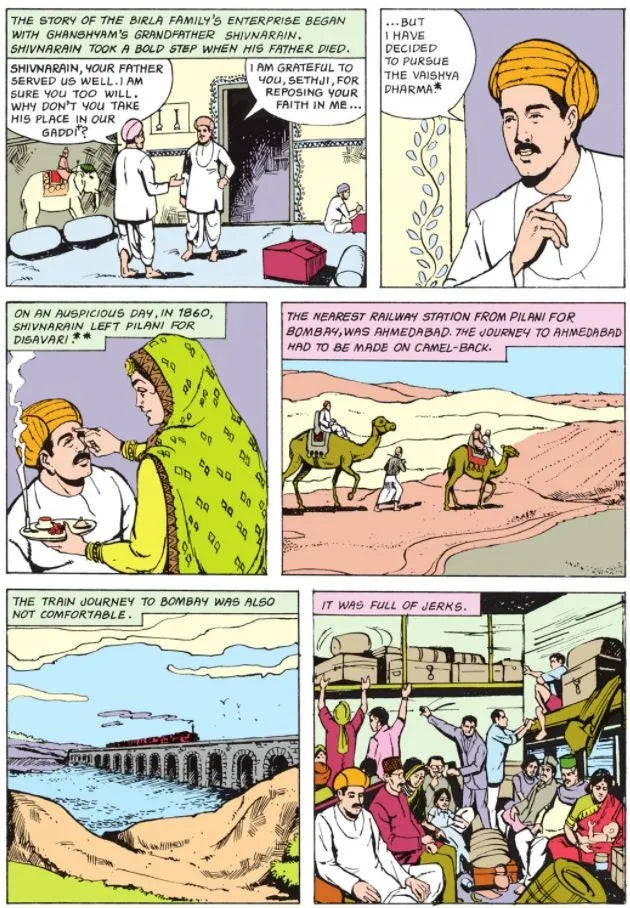 Amar Chitra Katha - Ghanshyamdas Birla - A Builder of Modern India