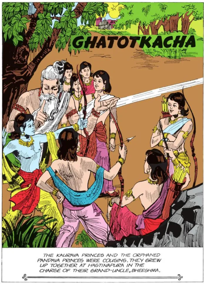 Amar Chitra Katha - Ghatotkacha - Epics and Mythology