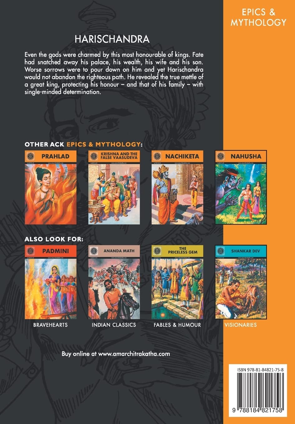 Amar Chitra Katha - Harischandra - The King who Chose Rags over Riches