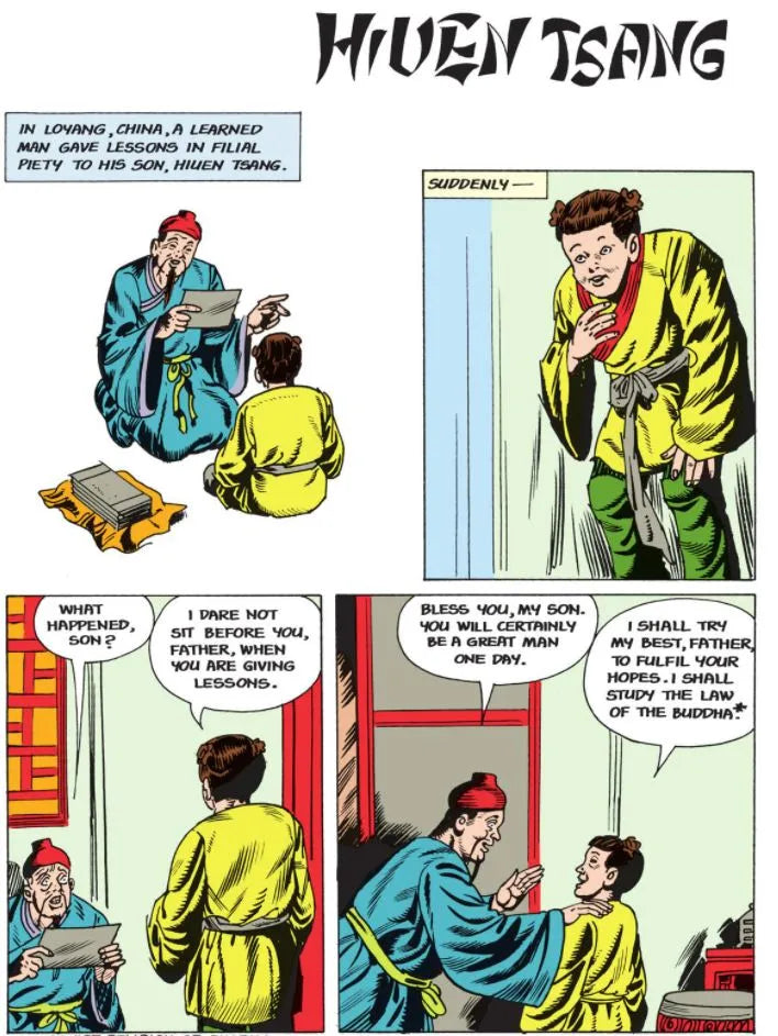 Amar Chitra Katha - Hiuen Tsang - A Buddist Pilgram from India