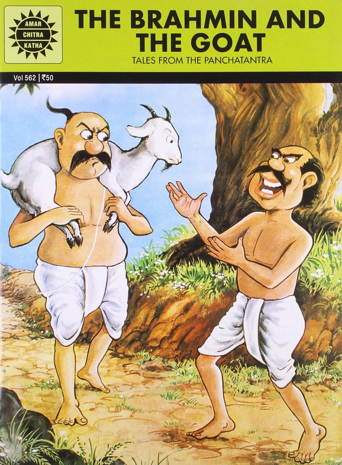Amar Chitra Katha - The Brahmin And The Goat - Tales from The Panchatantra