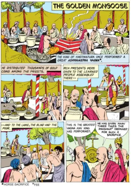 Amar Chitra Katha - The Golden Mongoose - Tales from the Mahabharata