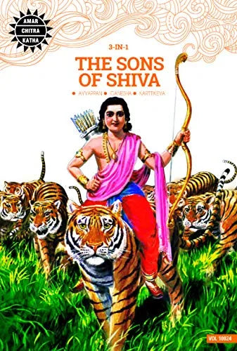 Amar Chitra Katha - The Sons of Shiva 3 in 1