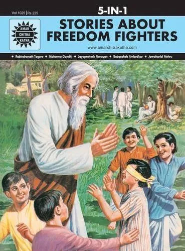 Amar Chitra Katha - Stories About Freedom Fighters 5 in 1