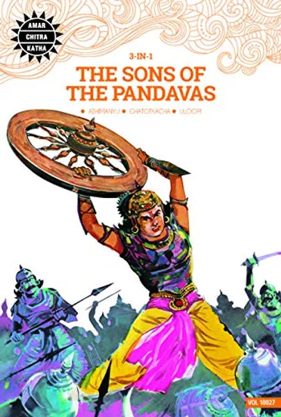 Amar Chitra Katha - The Sons Of The Pandavas 3 in 1