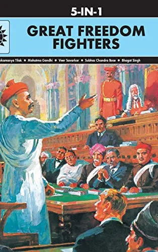 Amar Chitra Katha - Great Freedom Fighters 5 in 1